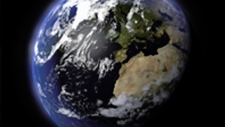 Earth viewed from space