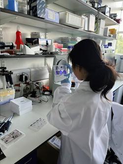 Sora Ogawa in the Lab