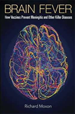 Book cover reading "Brain Fever" with colourful abstract representation of a brain