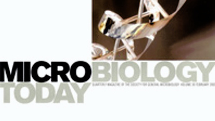 Cover of Microbiology Today, issue of February 2003