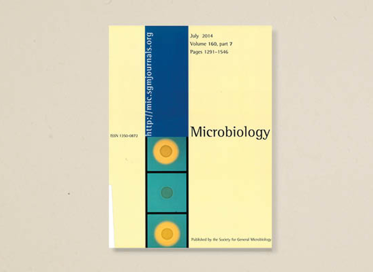 <i>Microbiology</i> cover July 2014