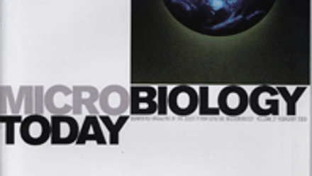 Cover of Microbiology Today, issue of February 2000