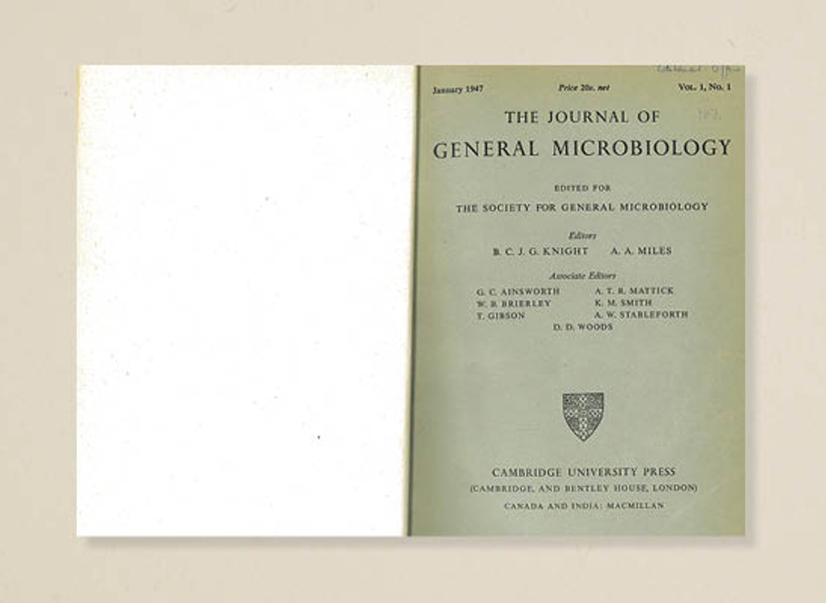 <i>The Journal of General Microbiology</i> January 1947