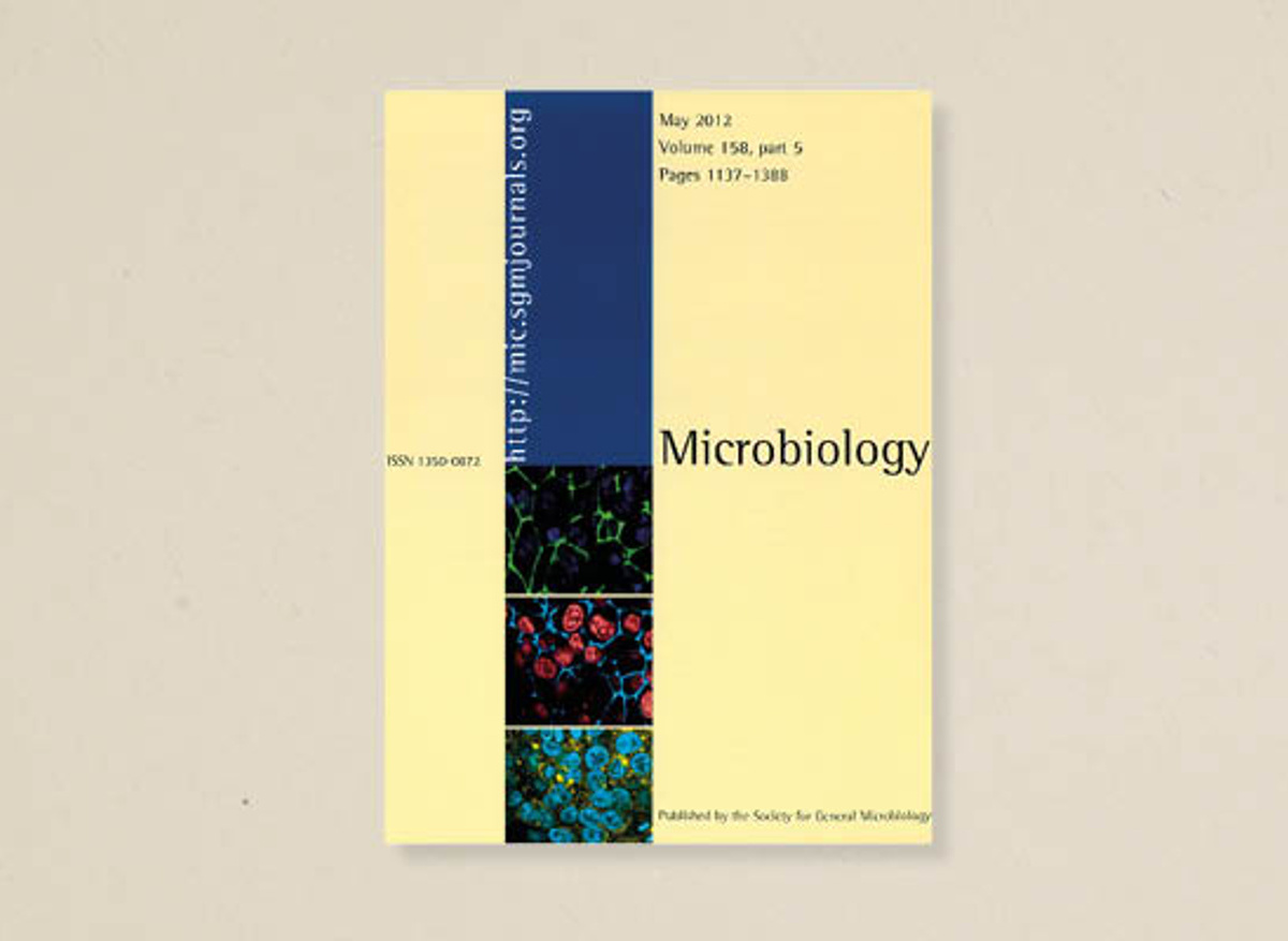 <i>Microbiology</i> cover May 2012