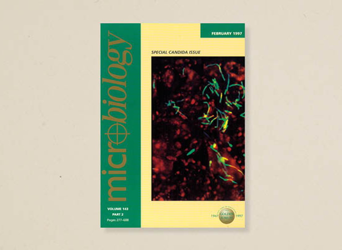 <i>Microbiology</i> cover February 1997
