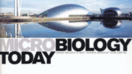 Cover of Microbiology Today, issue of May 2001