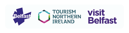 Belfast, Visit Belfast and Tourism Northern Ireland logos