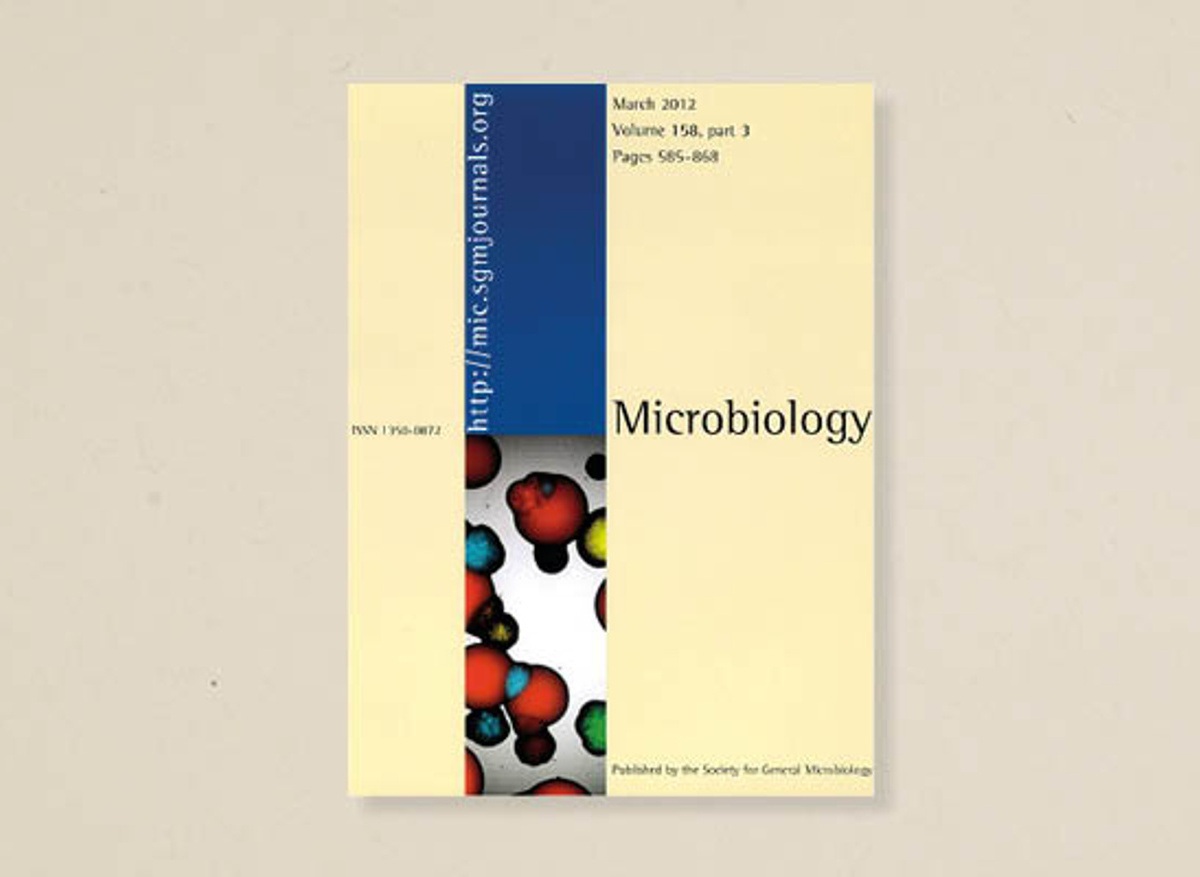 <i>Microbiology</i> cover March 2012