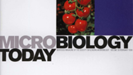 Cover of Microbiology Today, issue of February 1999