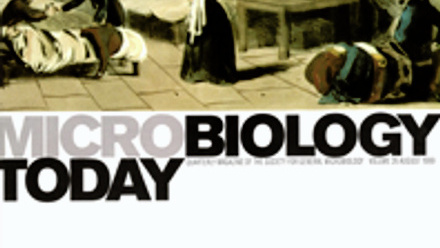 Cover of Microbiology Today, issue of August 1999