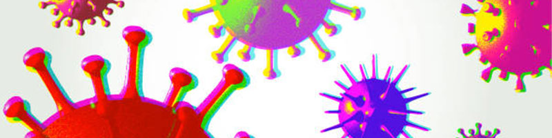 ulticoloured viruses.