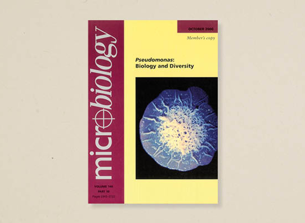 <i>Microbiology</i> cover October 2000