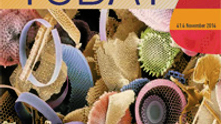 Cover of Microbiology Today, issue of November 2014